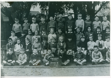 Photograph, Ringwood State School -  Grade 1C, 1960