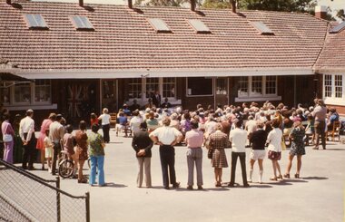 Photograph, Ringwood State School -Opening of Daisy Paddock Library,1974