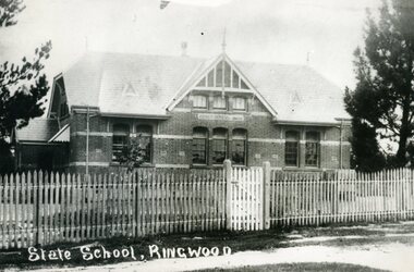 Photograph, Ringwood State School- Ringwood Street. c1910