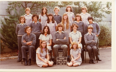 Photograph - Class Group, Ringwood Technical School 1977 Form 4G, c 1977