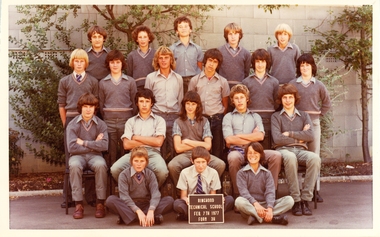 Photograph - Class Group, Ringwood Technical School 1977 Form 3H, c 1977