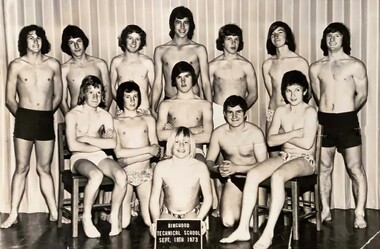 Photograph - Group, Ringwood Technical School 1973 Boys Swimming Team, c 1973