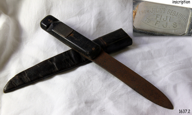 Weapon - Knife, Made on or before September 1891