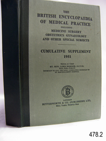Book, The British Encyclopaedia of Medical Practice 1951