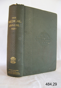 Book, The Medical Annual and Practitioners Index 1920