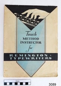 Book, Touch Method Instructor for Remington Typewriters, c. 1931