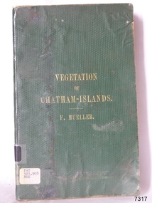 Book, Vegetation of Chatham Islands