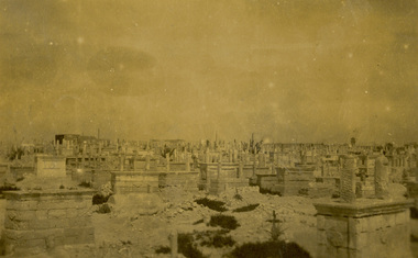 Postcard - photographic, Cemetery Near Metras, Alexandria, Egypt, c1916