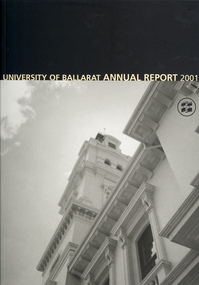 Book, University of Ballarat Annual Report, 2001