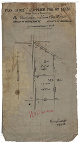 Plan, Lease by Charles Edwin House, 1899