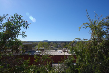 Photograph - colour, Clare Gervasoni, View Towards Mount Warrenheip from the Old Chemistry Building at the Ballarat School of Mines,  2013, 23/09/2013