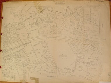 Plan, Ballarat East, 1957