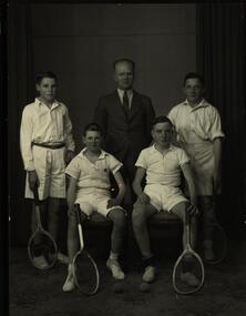 Photograph - Black and White, Richards & Co, Ballarat Junior Technical School - Tennis Team 1938, 1938