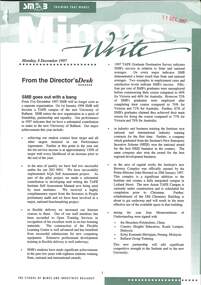 Document - Newsletter, Miners Write: Ballarat School of Mines Staff Newsletter, 1994-1997