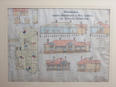 Plan - Architectural Plan, Architectural Drawing of 222 Drummond Street North, Ballarat, 1904