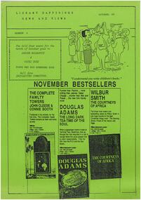 Book, Library Happenings News and Views, 1988-92, 1988-1992