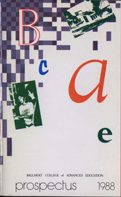 Book, BCAE Prospectus 1988, 1988