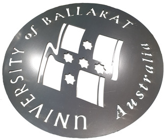 Memorabilia, University of Ballarat Metal Logo, c2004