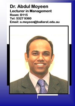 Dr. Abdul Moyeen - Lecturer in Management