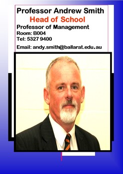Professor Andrew Smith - Head of School - Professor of Management