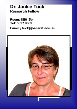 Dr. Jackie Tuck - Research Fellow