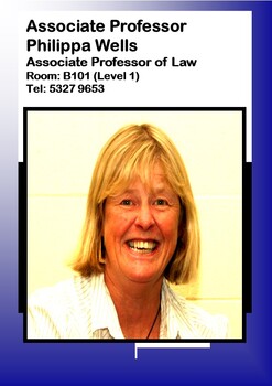 Associate Professor Phillipa Wells - Associate Professor of Law