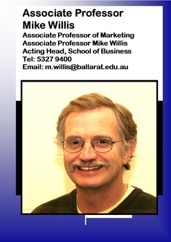 Associate Professor Mike Willis - Associate Professor Marketing  
