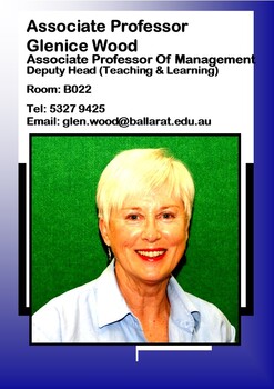 Associate Professor Glenice Woods -  Associate Professor of Management
