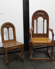 Chairs, Chancel chairs, c1870