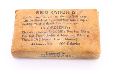 Field Ration D, 1940