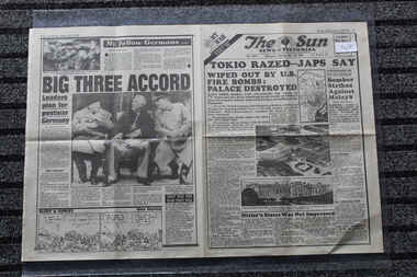 The Sun Newspaper Dated 8/5/1945 - Specil My War Part 50, Local Newspaper Paper Dated 28/5/1945 - Special - My War Part 50 - Tokio Razed  Jap Say - Sattered Dreams