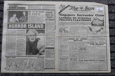 Newspaper - The Sun Newspaper dated 16/2/1942 - Special - My War Part 22, Local Newspaper Dted 16/2/1942 - Spcial - My War Part 22 - Singapore Surrender Claim - The Fall Of Singapore