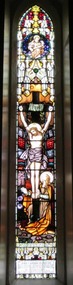Memorial Window: John Edward BENNETT, Crucifixion "I, if I be lifted up from the earth/ will draw all men unto me"