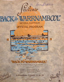 souvenir booklet produced as the official program for the 1930 Back to Warrnambool celebration