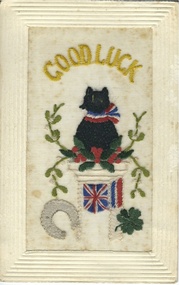 Document, Good Luck Post card WW1, Early 1900s