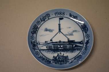 Plate souvenir, Royal Copenhagen, New parliament house