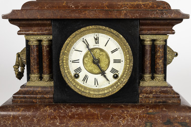 Domestic object - Wooden mantel clock