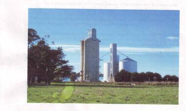 Picture, Westmere Grain Silo's