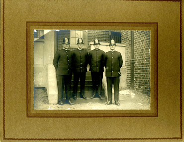 Photograph (Victoria Police Group Photo), Police Officers group in depot, 1920s