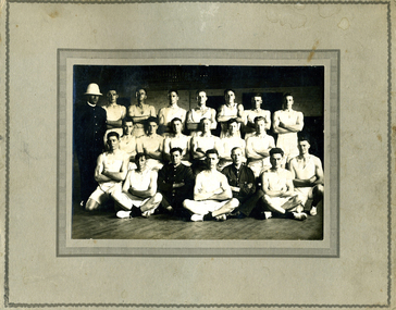 Photograph (Victoria Police Group training Photo), Police Officers gym group