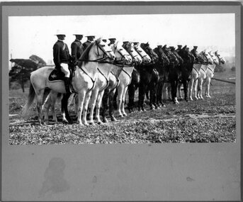 Photograph (Victoria Police), Police Officers riding horses, 1920s