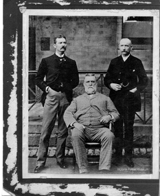 Photograph (Victoria Police), Early century 3 men in suits, 1900s