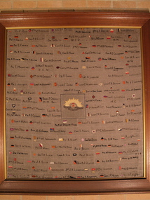 Framed Embroidered Fabric, Believed 1919 - 1920
