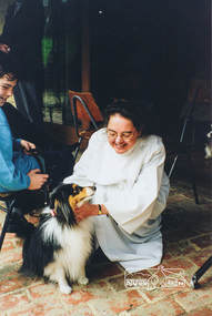 Photograph, Blessing of the Animals, Reverend Erica Mathieson, Vicar, St Margaret's (1997-2000)