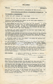 Newsletter, The Spider, Official Newsletter of the Panton Hill Football Club, Vol. 1, Edition 8 (1971), 1971