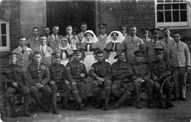 Post card, Reading War Hospital No. 3 Reading World War I, 1918