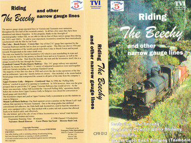 VHS Video, Channel 5 Productions, Riding the Beechy Line and other Narrow Guage Lines, 1998