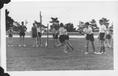 Photograph - Geelong East Technical School 1958 Athletic Sports, Geelong East Technical School 1958 Athletic sports at the Western Oval, Geelong