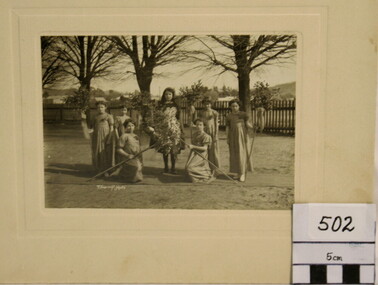 School Photograph, T. Foxcroft, Empire Day Celebrations, 1915, May, 1915