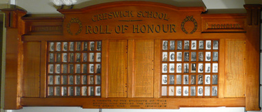 Honour Board, 1920 approx